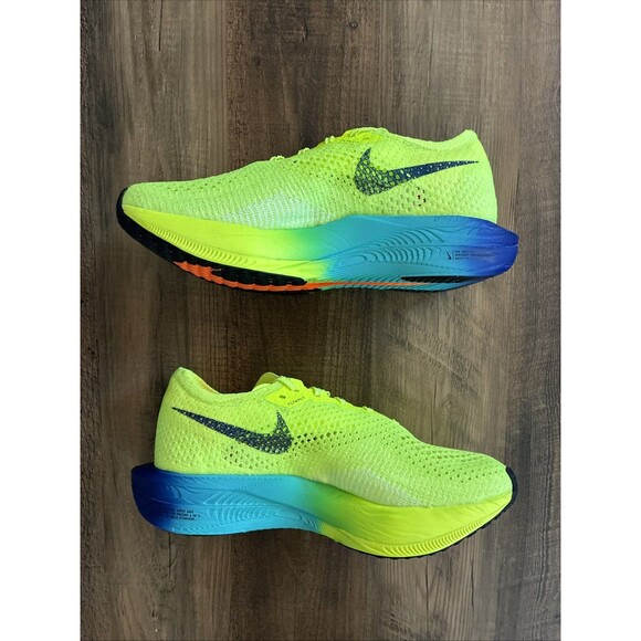 Nike Zoomx Vaporfly Next% 3 Volt Black Blue Women Size 10 Running DV4130-700 - Picture 2 of 7